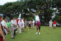 Coup d’envoi de La  27ème édition du Tahiti Golf Open  International ce matin à Atimaono