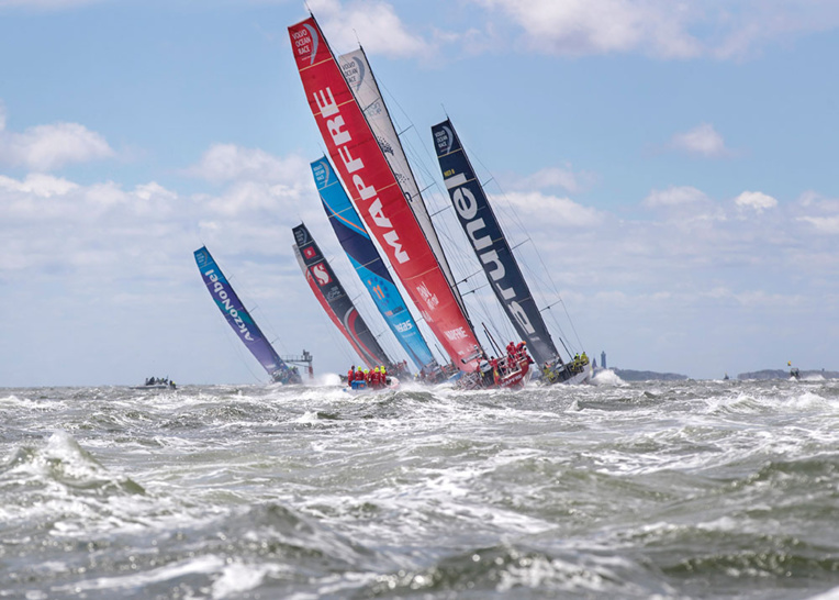 Volvo Ocean Race: Le bateau chinois Dongfeng, emmené par le Français Caudrelier, grand vainqueur Volvo Ocean Race: Le bateau chinois Dongfeng, emmené par le Français Caudrelier, grand vainqueur
