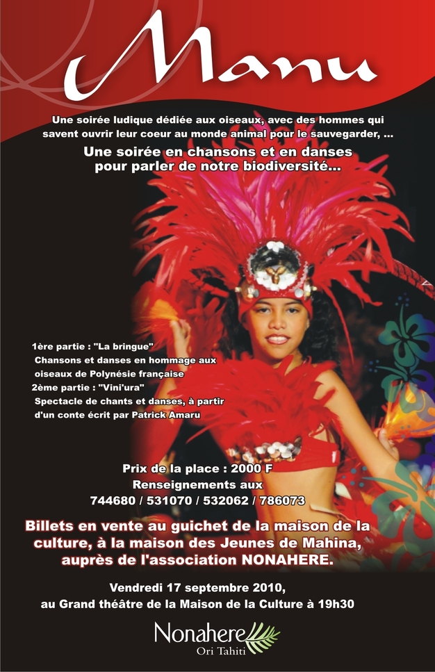 Manu fête ses 20 ans en 2010 et organise un Festival ornithologique