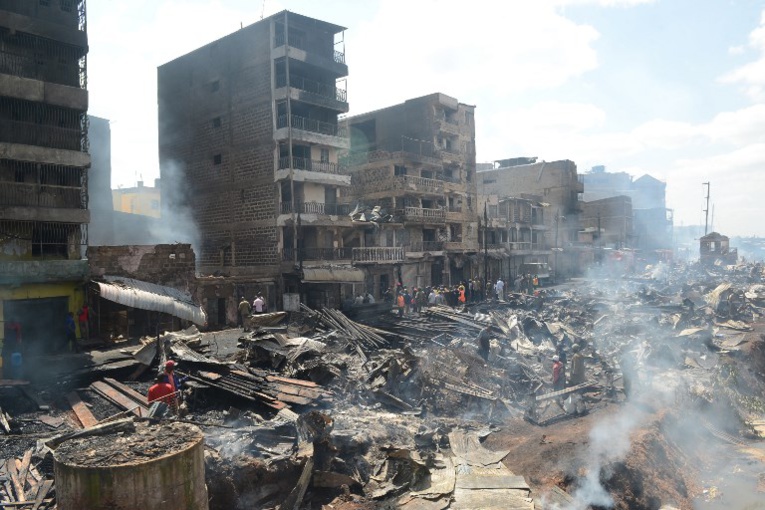 Kenya: 15 morts dans l'incendie d'un marché à Nairobi