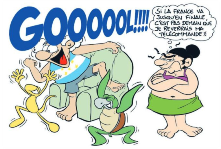 " La France en quart de finale" par Munoz