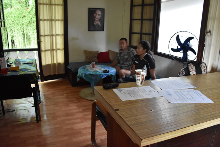 Taunoa : le couple se réveille face à un cambrioleur cagoulé