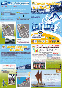 3ème édition des journées polynésiennes de la mobilité les 18-19 et 20 septembre