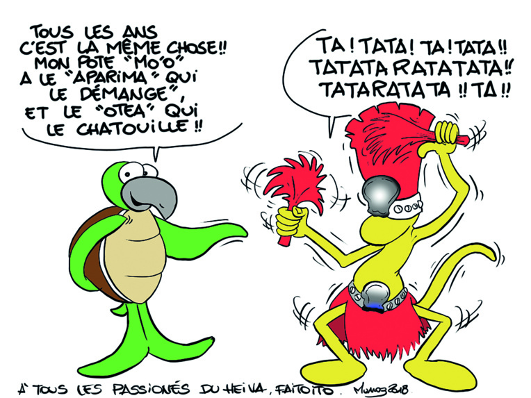 " Le Heiva i Tahiti " vu par Munoz