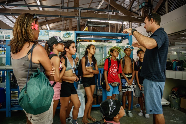Tetiaroa en version salle de classe Tetiaroa en version salle de classe