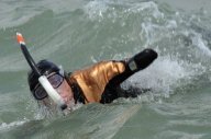 Le nageur amputé des quatre membre a réussi à traverser la Manche