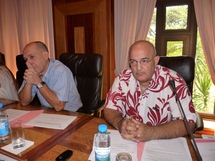 Les rapporteurs de (gauche à droite) : Olivier LE MEHAUTE et Joël CARILLO