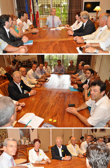 M.Adoplhe Colrat rencontre M. François ROUBAUD, président de la CGPME nationale