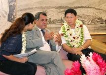 Les Dirigeants de la China union Pay ( cup) en visite officielle