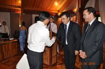 Les Dirigeants de la China union Pay ( cup) en visite officielle