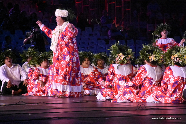 Heiva i Tahiti : la prestation de "Te pape ora nō Pāpōfa'i" en photos
