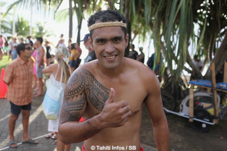 Moehau Tematahotoa est fier de représenter son île, Rimatara Moehau Tematahotoa est fier de représenter son île, Rimatara