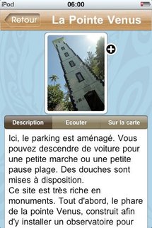 Le TIKIGUIDE, le guide GPS touristique de Tahiti et Moorea.