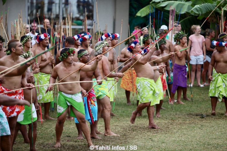 Le concours du lancer de javelot est porté par les Tuamotu