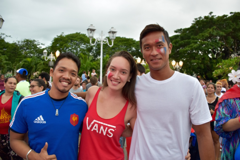 Place Vaiete: plus de 2000 spectateurs réunis pour la France Place Vaiete: plus de 2000 spectateurs réunis pour la France