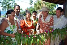 Fin des travaux de construction sur le site de Vaipahi