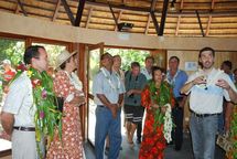 Fin des travaux de construction sur le site de Vaipahi