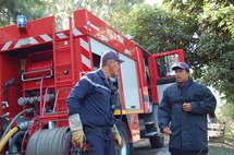 Incendie à Pirae dans les hauteurs de Aute 3