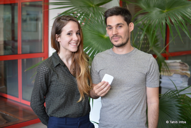 Vanessa Maudet et Alexandre Parise, les deux fondateurs de Tahiti Wifi. Vanessa Maudet et Alexandre Parise, les deux fondateurs de Tahiti Wifi.