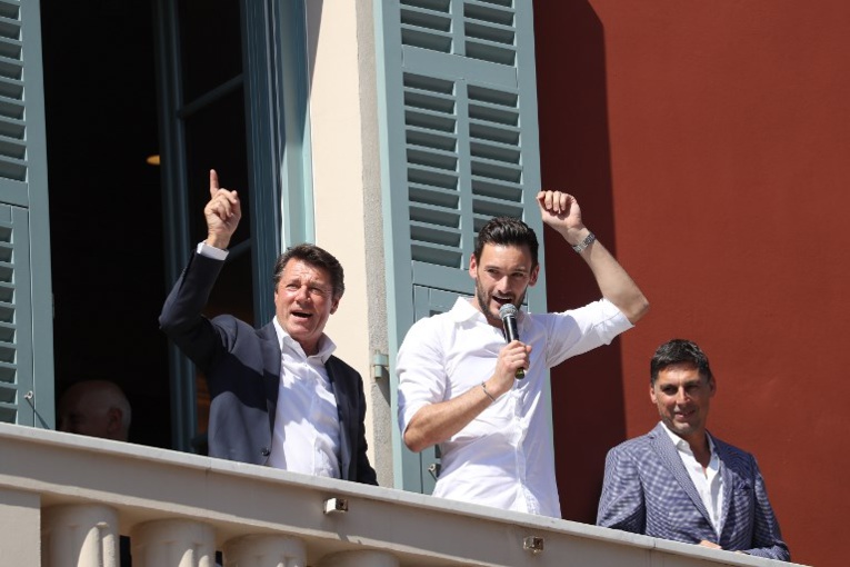 Hugo Lloris fêté à Nice
