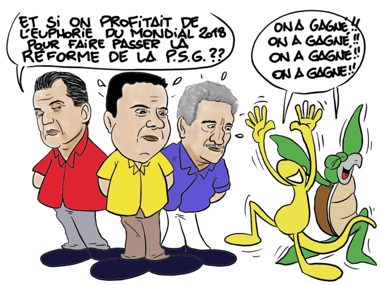 " L'euphorie du mondial " par Munoz " L'euphorie du mondial " par Munoz