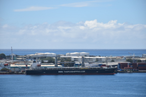 Le Thorco Lineage quittera le port de Papeete ce jeudi