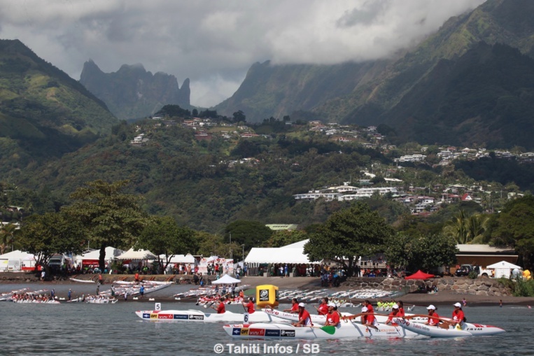 Le plan d'eau du Taaone était idyllique Le plan d'eau du Taaone était idyllique