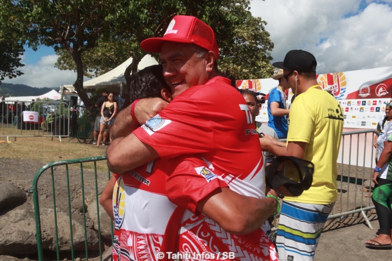 Gordon Barff, chef de la délégation tahitienne Gordon Barff, chef de la délégation tahitienne