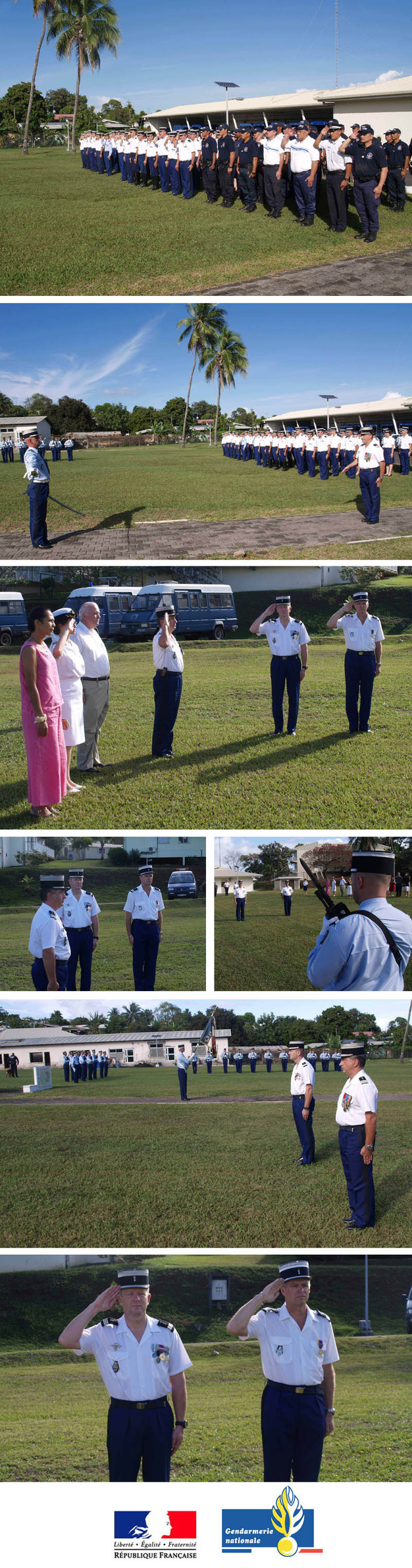 Prises de commandement à la Gendarmerie