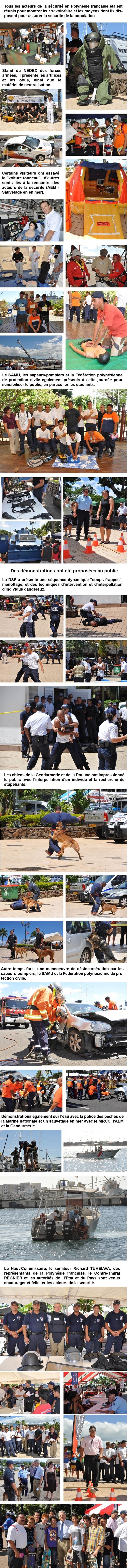 La journée de la sécurité intérieure 2010 en images