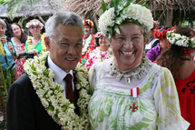 JOURNEE DES MATAHIAPO A MOOREA - Christine WINKELSTROETER: "une personnalité exemplaire"