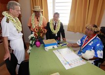 Inauguration de la nouvelle mairie de Mataiva