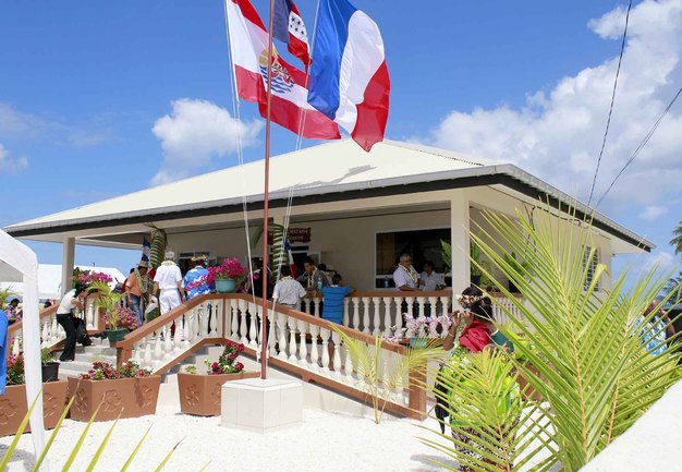 Inauguration de la nouvelle mairie de Mataiva