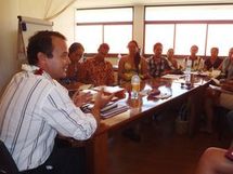 Le ministre du tourisme à la rencontre d'étudiants au métiers de management dans l'hôtellerie