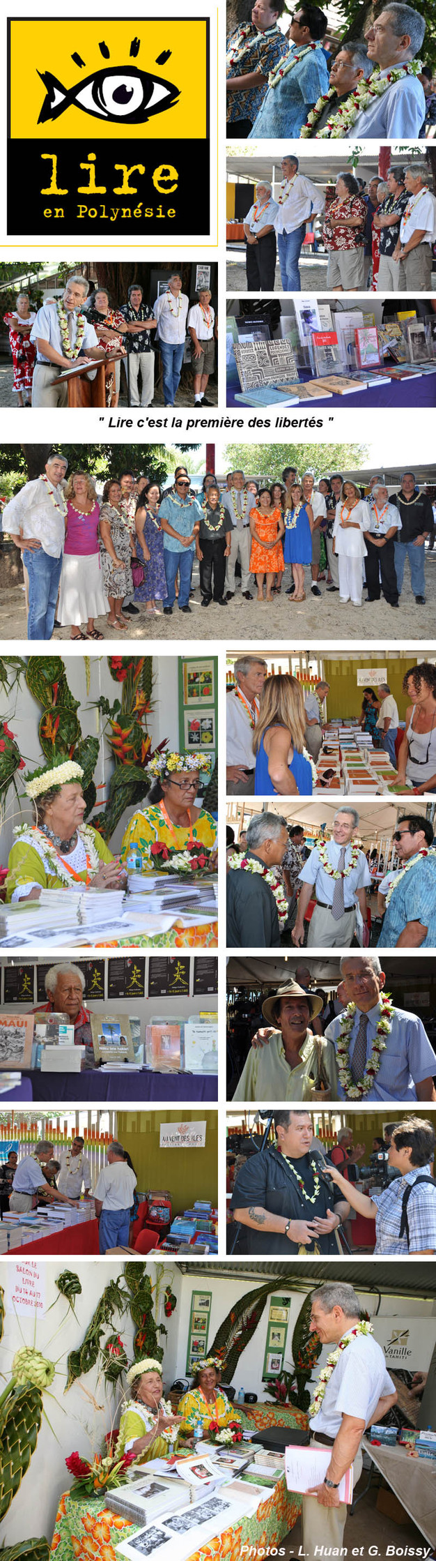 Inauguration du salon du livre: tous ensemble autour de la lecture.