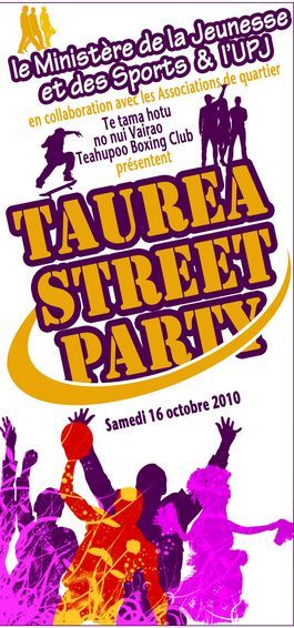 «Taurea street party : animations inter quartiers au stade de football de Vairao »