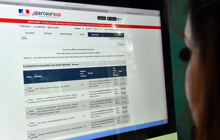 Parcoursup: 17.000 jeunes toujours sans affectation dans l'enseignement supérieur Parcoursup: 17.000 jeunes toujours sans affectation dans l'enseignement supérieur