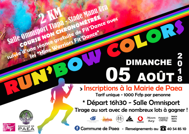 Une course colorée dimanche à Paea