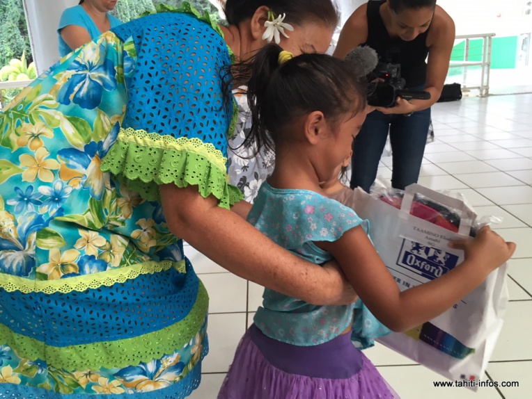 158 écoliers de Punaauia bénéficient de l'opération cartable à la rentrée 2018