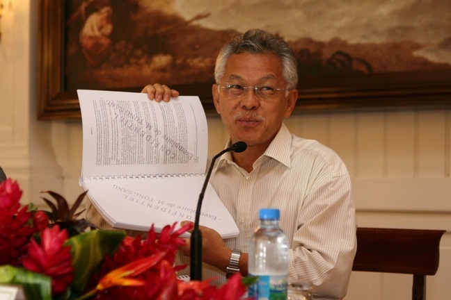 Anne Bolliet a expliqué son rapport à la presse