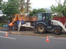Série de travaux sur le réseau hydraulique de la commune de Pirae