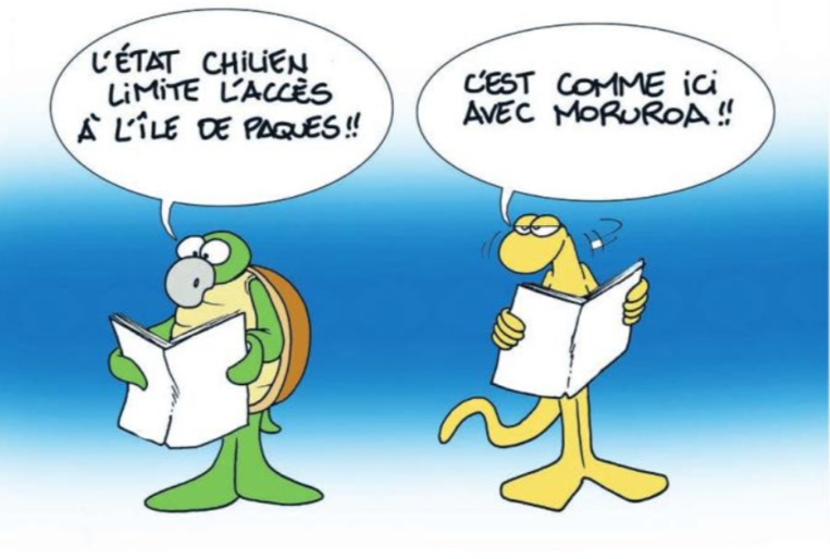 " Le Chili limite l'accès à l'Île de Pâques " par Munoz " Le Chili limite l'accès à l'Île de Pâques " par Munoz