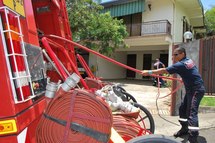 Casse importante sur le réseau hydraulique de Pirae : Mise en place d’un dispositif d’approvisionnement en eau.