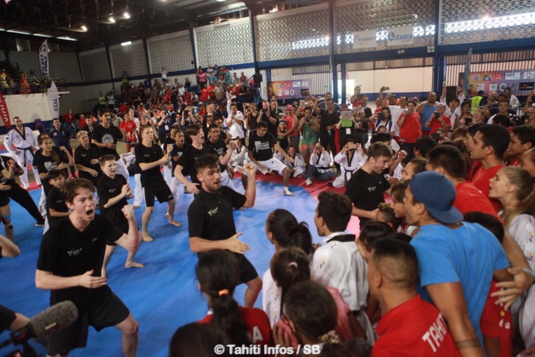 Un haka vibrant a clôturé les trois jours de compétition Un haka vibrant a clôturé les trois jours de compétition