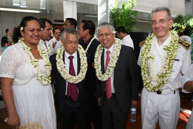 Bénédiction du nouveau Centre Hospitalier de la Polynésie française.