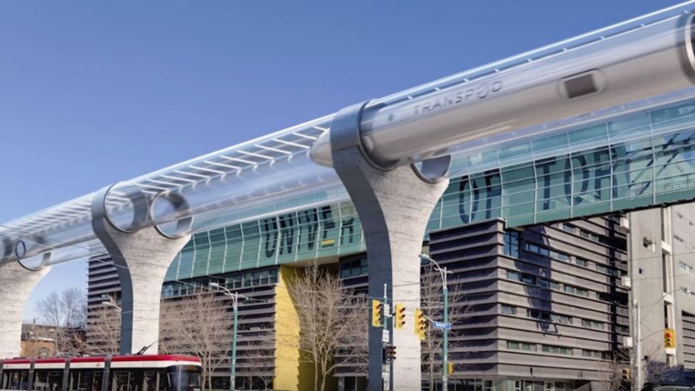 Hyperloop: le train du futur à l'essai dans un village limousin Hyperloop: le train du futur à l'essai dans un village limousin