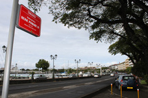 Signalétique touristique : de nouveaux panneaux à Papeete.