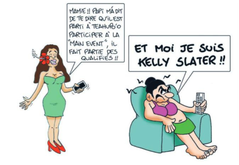 " Les Trials de la Tahiti Pro Teahupo’o " par Munoz " Les Trials de la Tahiti Pro Teahupo’o " par Munoz