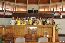 Visite de l’école normale à l’assemblée de la Polynésie Française