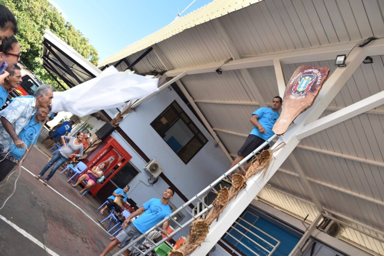 Une plaque a été réalisée pour l'occasion. Une plaque a été réalisée pour l'occasion.